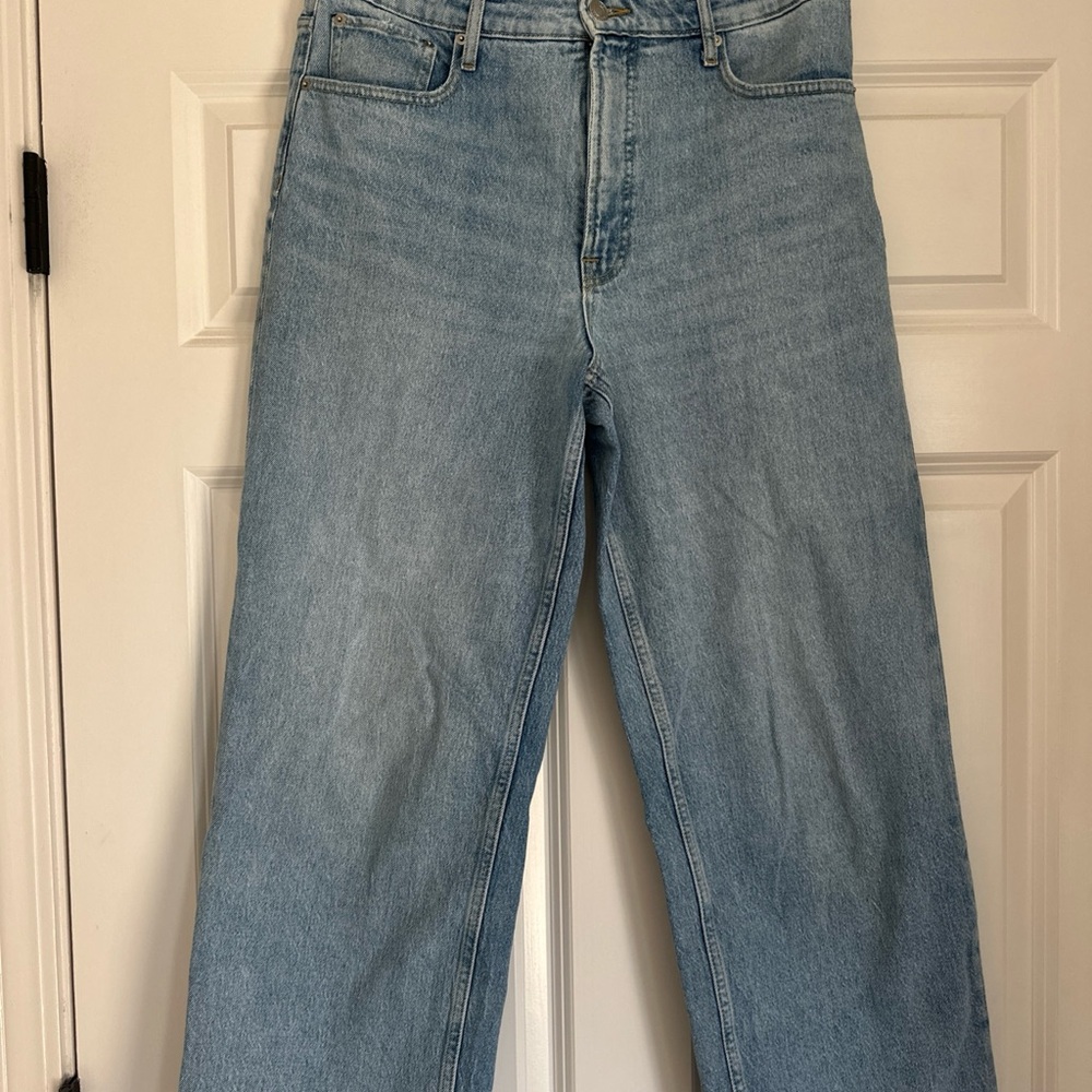 Light Blue Wide Leg Women's Jeans